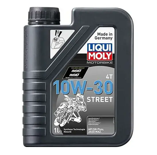 LIQUI MOLY Olio motore moto 4 T 10W30 Motorbike 4T 10W-30 Street 1 Litro Professionale