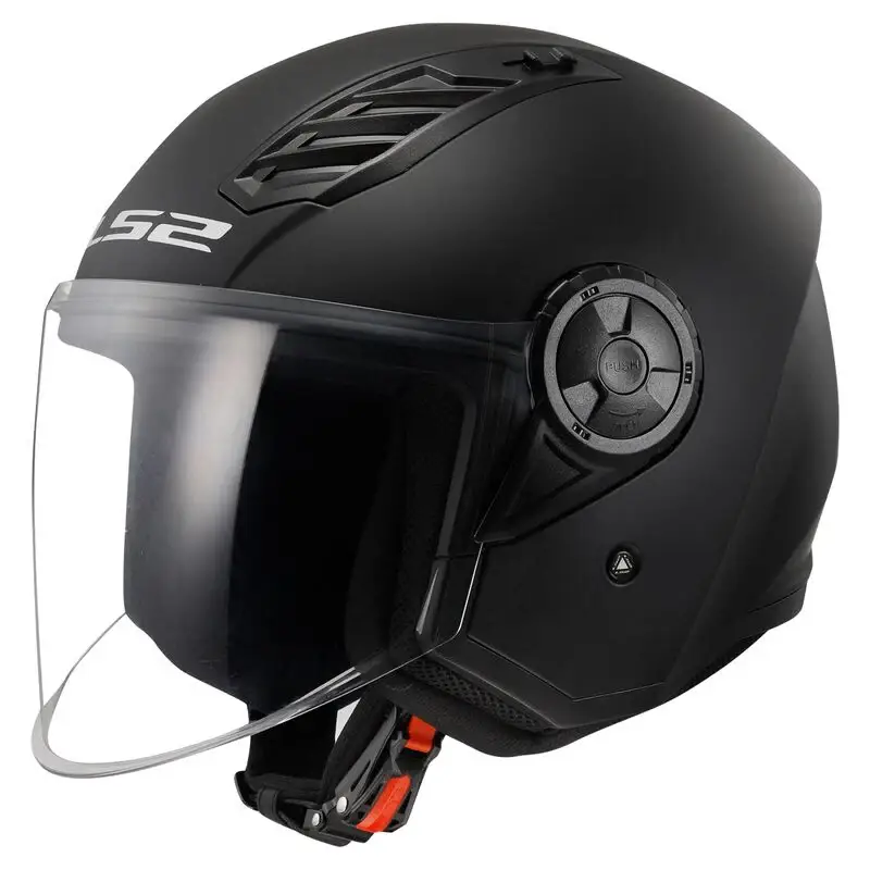 Spedizione Espresso Casco LS2 OF616 AIRFLOW II casco jet con visiera monocolore