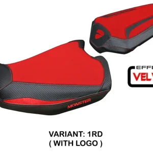 Professionale Rivestimento sella compatibile Ducati Monster 937/950 (21-23) modello Linosa Velvet