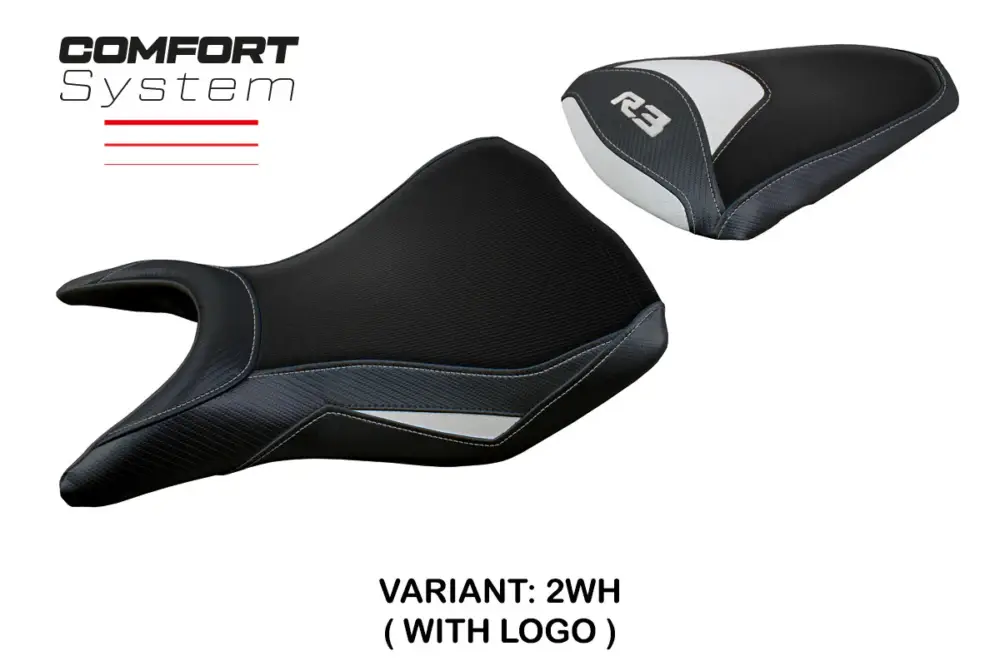 Rivestimento sella compatibile Yamaha R3 (15-23) modello Jesolo comfort system Consegna Rapida
