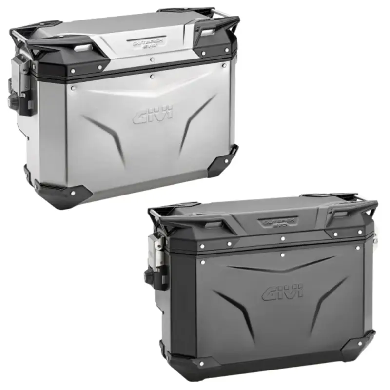 GIVI Trekker Outback 33 Evo Argento o Black Line Valigia Laterale Moto OBKES33 Nuovo Arrivo
