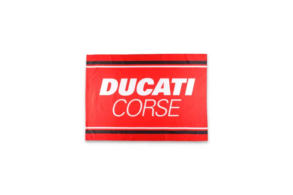 Bandiera Ducati Corse - Logo Vendita Finale