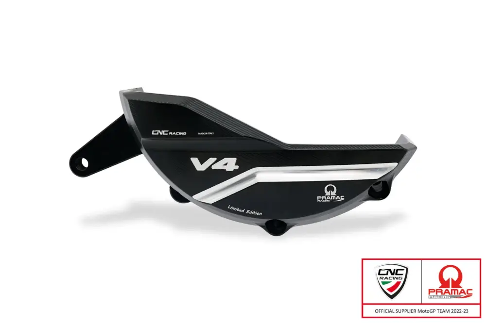 Ordina Subito CNC RACING Protezione carter alternatore Ducati Multistrada V4 - Pramac Racing Limited Edition