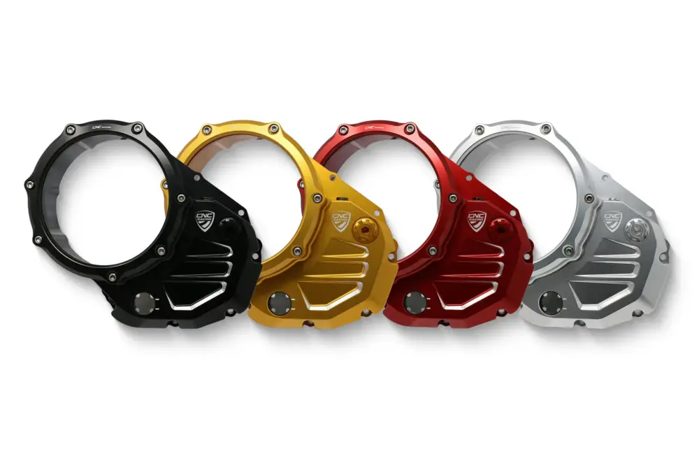 Pagamento Sicuro CNC RACING Carter trasparente per frizioni ad olio Ducati BICOLOR