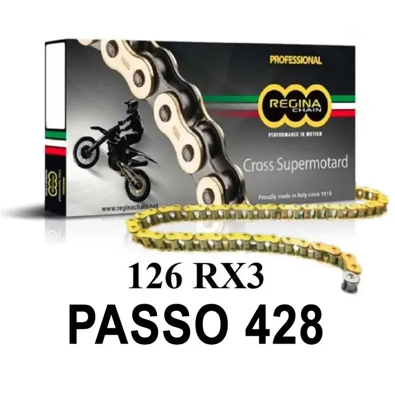 REGINA Catena 126RX3 126 maglie passo 428 - Oro Professionale