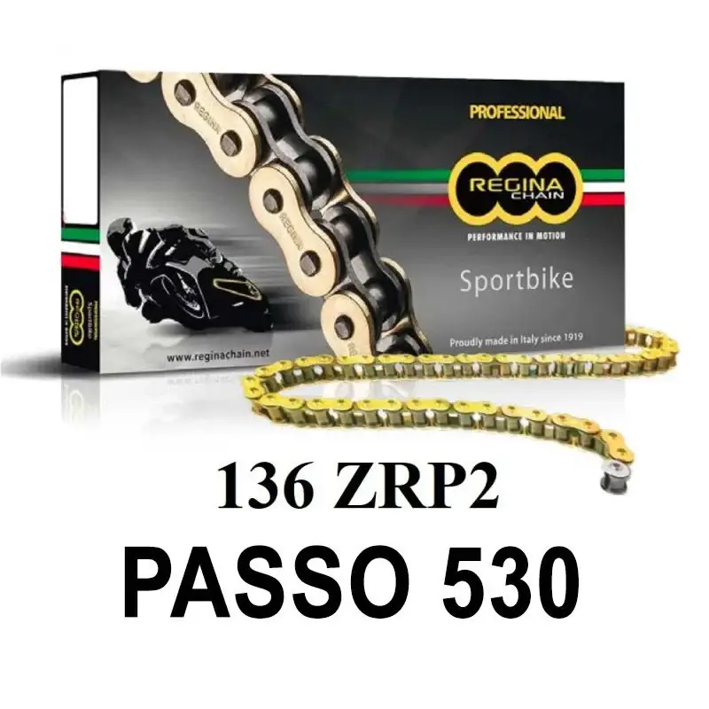 REGINA Catena 136ZRP2 114 maglie passo 530 - Oro DUCATI 1200 MULTISTRADA ENDURO 2016 -2018 Sconto