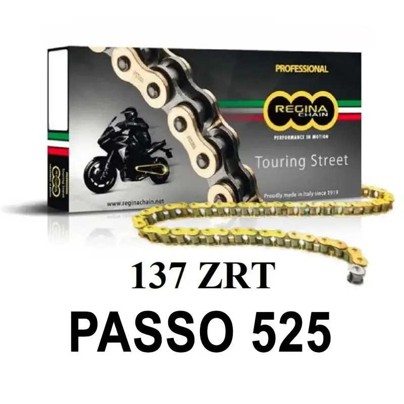 Più Venduto REGINA Catena 137ZRT 110 maglie passo 525 - Oro APRILIA NA 850 MANA 2007 -2013