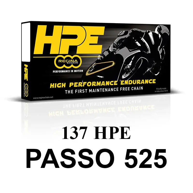 Promozione Esclusiva REGINA Catena HPE - 137HPE 110 maglie passo 525 - Oro APRILIA RSV4 1000 APRC R 2012  -2013
