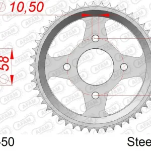 Acquista Ora Corona AFAM 10216-50 in acciaio passo 428 HONDA CLR 125 W CITY FLY 1998 -2003