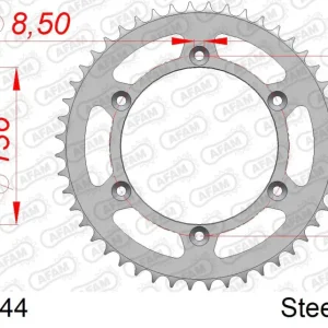 Corona AFAM 14206-44 in acciaio passo 520 SUZUKI DR 400 S 1980  -1982 Affare