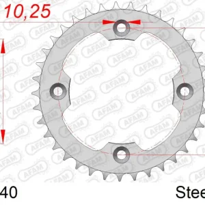 Affare Corona AFAM 14412-40 in acciaio passo 520 SUZUKI LT-Z 400 2009 -2018