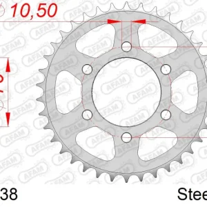 Soddisfatti O Rimborsati Corona AFAM 14503-38 in acciaio passo 530 SUZUKI GR 650 1983 -1985