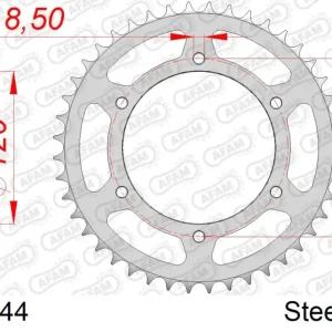 Corona AFAM 16302-44 in acciaio passo 520 KAWASAKI KL 250 1980 -1985 Quantità Limitata