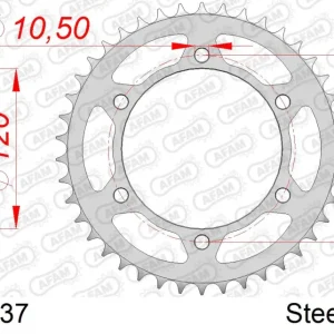 Corona AFAM 16404-37 in acciaio passo 520 KAWASAKI W 800 EJ800 2011 -2016 Compra Oggi Stesso