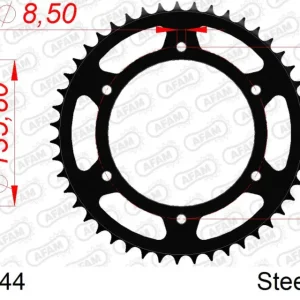 Soddisfatti O Rimborsati Corona AFAM 35304-44 in acciaio passo 520 APRILIA 650 IE PEGASO FACTORY 2006 -2010