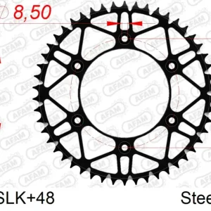 Nuova Collezione Corona AFAM 10212SLK+48 in acciaio passo 520 HONDA CRF 250 R 2019