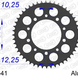 Spedizione Espresso Corona AFAM 11509-41 in all. passo 520 HONDA VTR 1000 F FIRESTORM 1997 -2006
