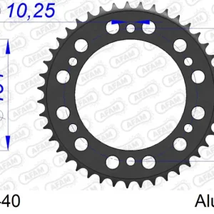 Corona AFAM 11616-40 in all. passo 530 HONDA CBR 1000 RR FIREBLADE 2004  -2005 Affare