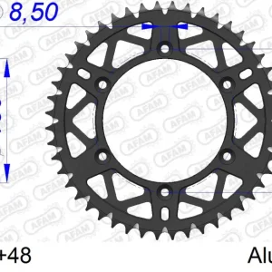 Corona AFAM 13323+48 in all. passo 520 FANTIC XX 125 2021 Soddisfatti O Rimborsati