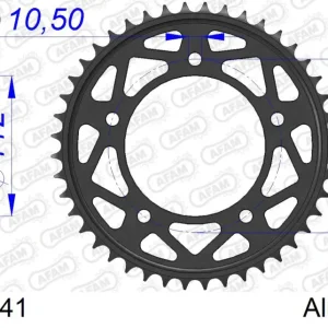 Acquista Ora Corona AFAM 13817-41 in all. passo 520 YAMAHA YZF-R1 1000 2015 -2022