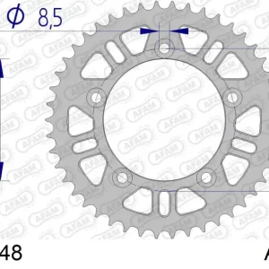 Corona AFAM 72101N-48 in all. passo 420 GAS-GAS MC 65 2021 -2023 Non Perdere