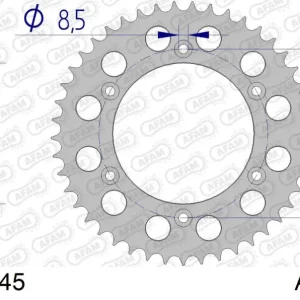 Compra Oggi Stesso Corona AFAM 72304N-45 in all. passo 520 HUSABERG FE 650 E 2004 -2008