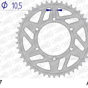 Compra Adesso Corona AFAM 87605-47 in all. passo 525 TRIUMPH 675 DAYTONA 2006 -2016