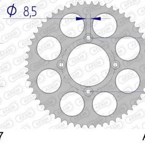 Promozione Esclusiva Corona AFAM 93212-57 in all. passo 420 SCORPA SY 125 F 2003 -2004