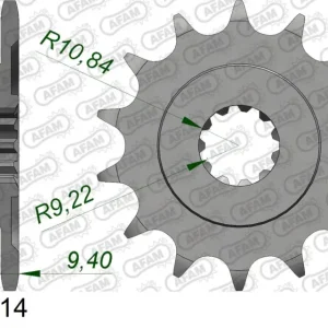 Consegna Rapida Pignone AFAM 20310-14 passo 520 HONDA CR 250 R 1986  -1987