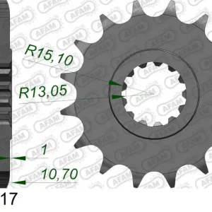 A Buon Prezzo Pignone AFAM 21801-17 passo 530 YAMAHA FZ 1 N 2006 -2015