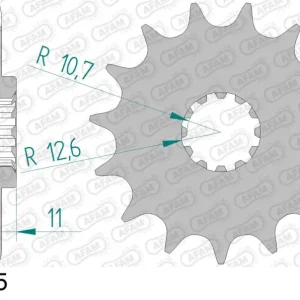 Acquista Ora Pignone AFAM 64500-15 passo 520 HUSQVARNA CR 250 1998 -1999