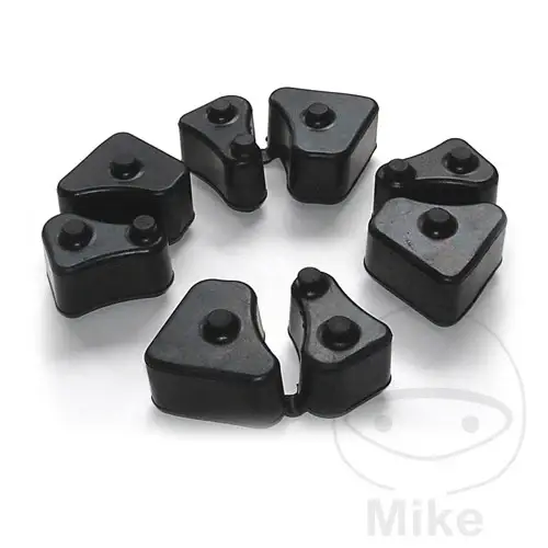 Ultimissimo Modello PARASTRAPPI IN GOMMASET DI 4 PEZZI Honda CBR 1100 XX Super Blackbird 1998