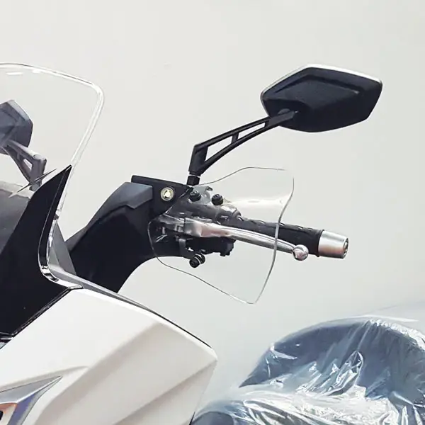 Super Prezzo ISOTTA Coppia di paramani per KYMCO DOWNTOWN 350 2015 - 2020 - pm47-FC