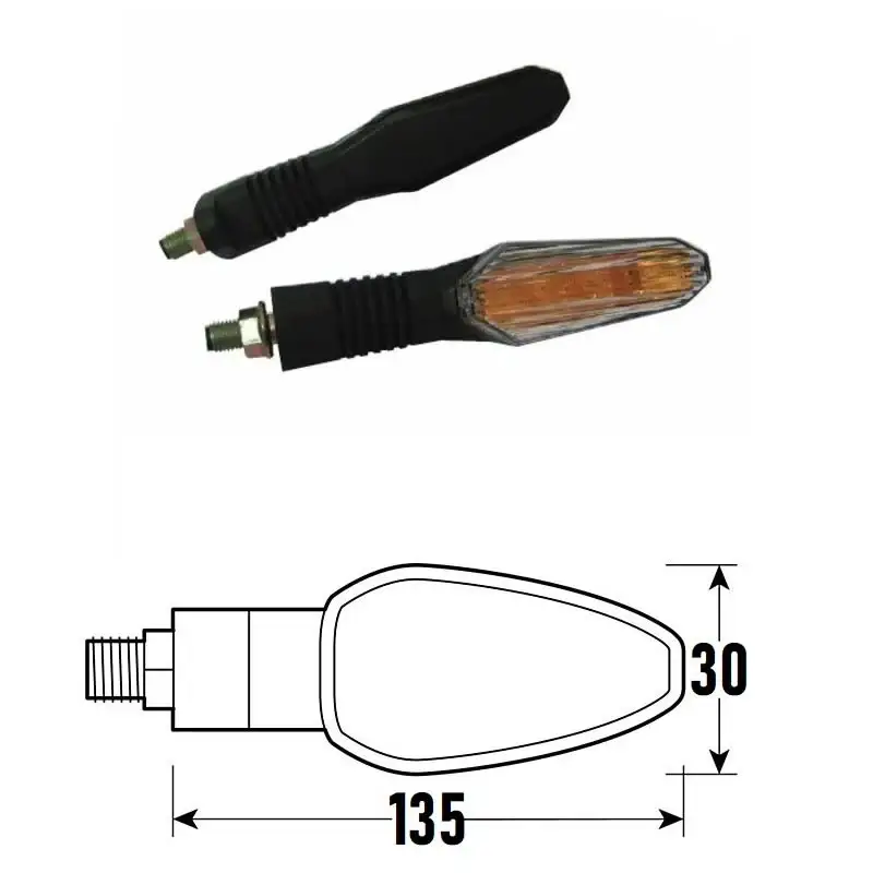 Frecce a Led WING (Coppia) - Nero Ultimissimo Modello