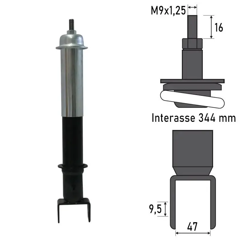 Ammortizzatore Posteriore PIAGGIO VESPA PX/PK 50cc Pagamento Sicuro