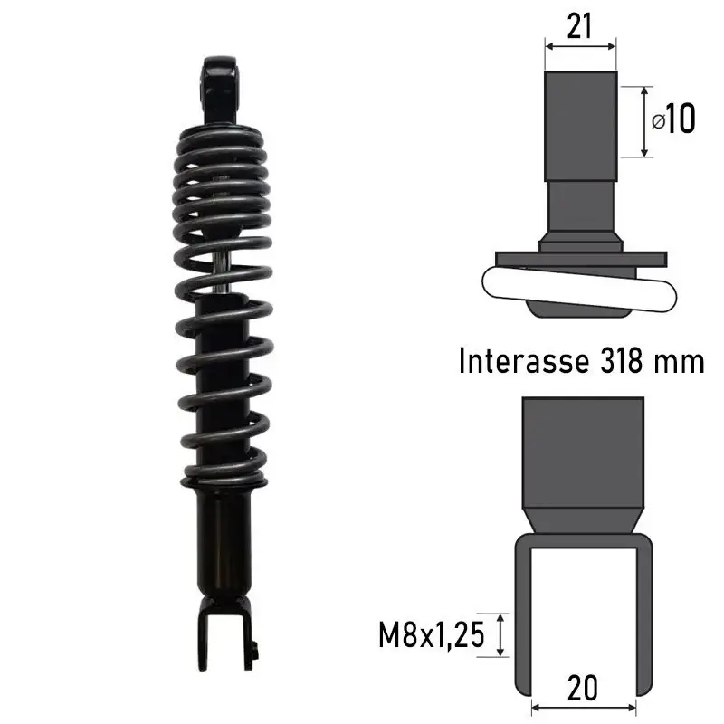 Ammortizzatore Posteriore SYMPHONY S 125/150cc Saldi