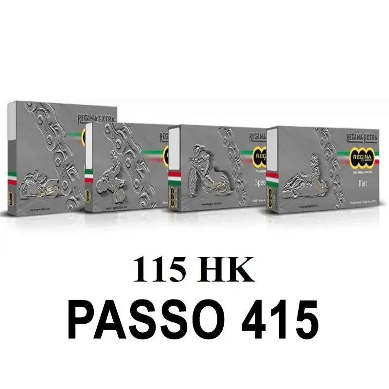 Novità REGINA Catena 115HK 104 maglie passo 415 - Oro