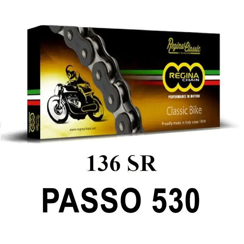 Consegna Rapida REGINA Catena 136SR 110 maglie passo 530 - Nera