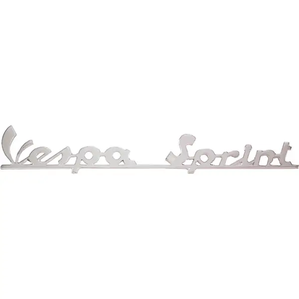 Targhetta posteriore RMS Classic Piaggio Vespa Sprint 90663 Non Perdere