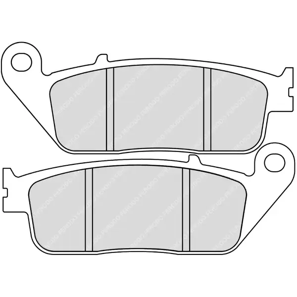 Prezzo Conveniente Pastiglie Freno Ferodo Eco Friction FDB570EF Anteriore per KAWASAKI Z750 LBF-LCF 750 2011 - 2012