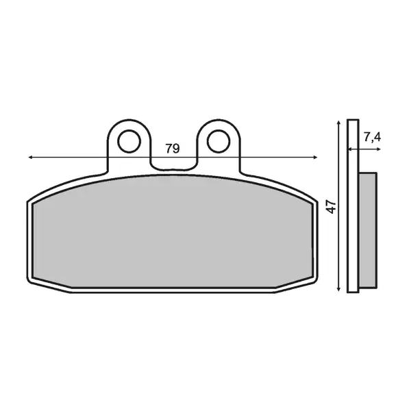 Ultime Pezzi Pastiglie Freno RMS Organiche Aprilia Scarabeo 125 Anteriore per APRILIA SPORT CITY CUBE 125 2008 - 2010