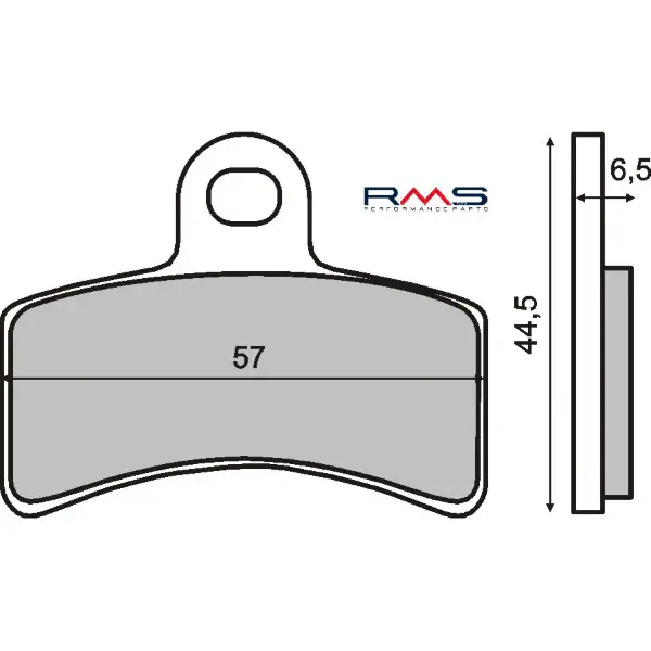 Promozione Pastiglie Freno RMS Organiche Gas Gas 125-200-250cc Anteriore per GAS GAS BOYS EC - TXT 50 2000 - 2000