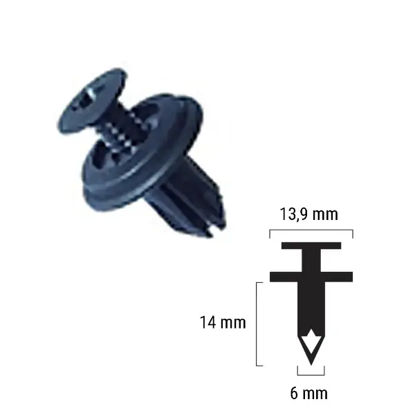 Offerta Del Giorno Rivetto in plastica RMS KAWASAKI 920391227 per HONDA NT 700 V DEAUVILLE 700 2006 - 2010