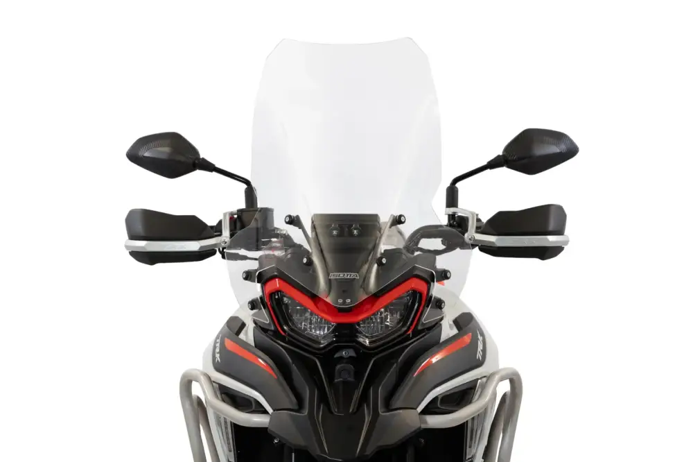 ISOTTA Parabrezza integrale Touring con alette laterali per BENELLI TRK 702 2023 Spedizione Gratuita