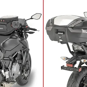 Reso Gratuito GIVI Portavaligie Laterale MONORACK KAWAS. Z650 2017 2020