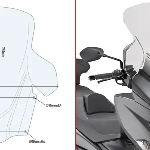 Solo Oggi GIVI SPOILER SUZUKI BURGMAN 400 (2017)