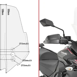 GIVI SPOILER KAWASAKI VERSYS 1000 2017 Ultime Pezzi