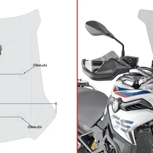 Bestseller GIVI SPOILER BMW F850GS FUMÈ 2018 F850GS 2021