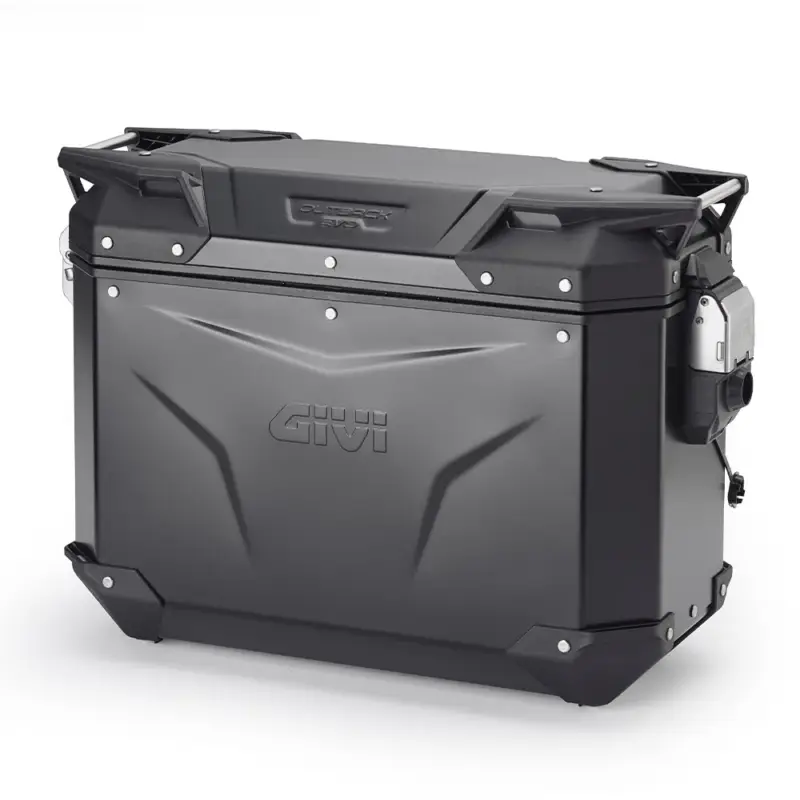 Offerta Limitata GIVI  Valigia Laterale  SINISTRA 37LT. OBKEVO 2024 ALLUMINIO NERO