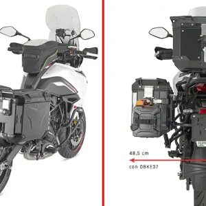 GIVI Portavaligie Laterale LATERALE BENELLI TRK 702 (2023) Direttamente Dal Produttore